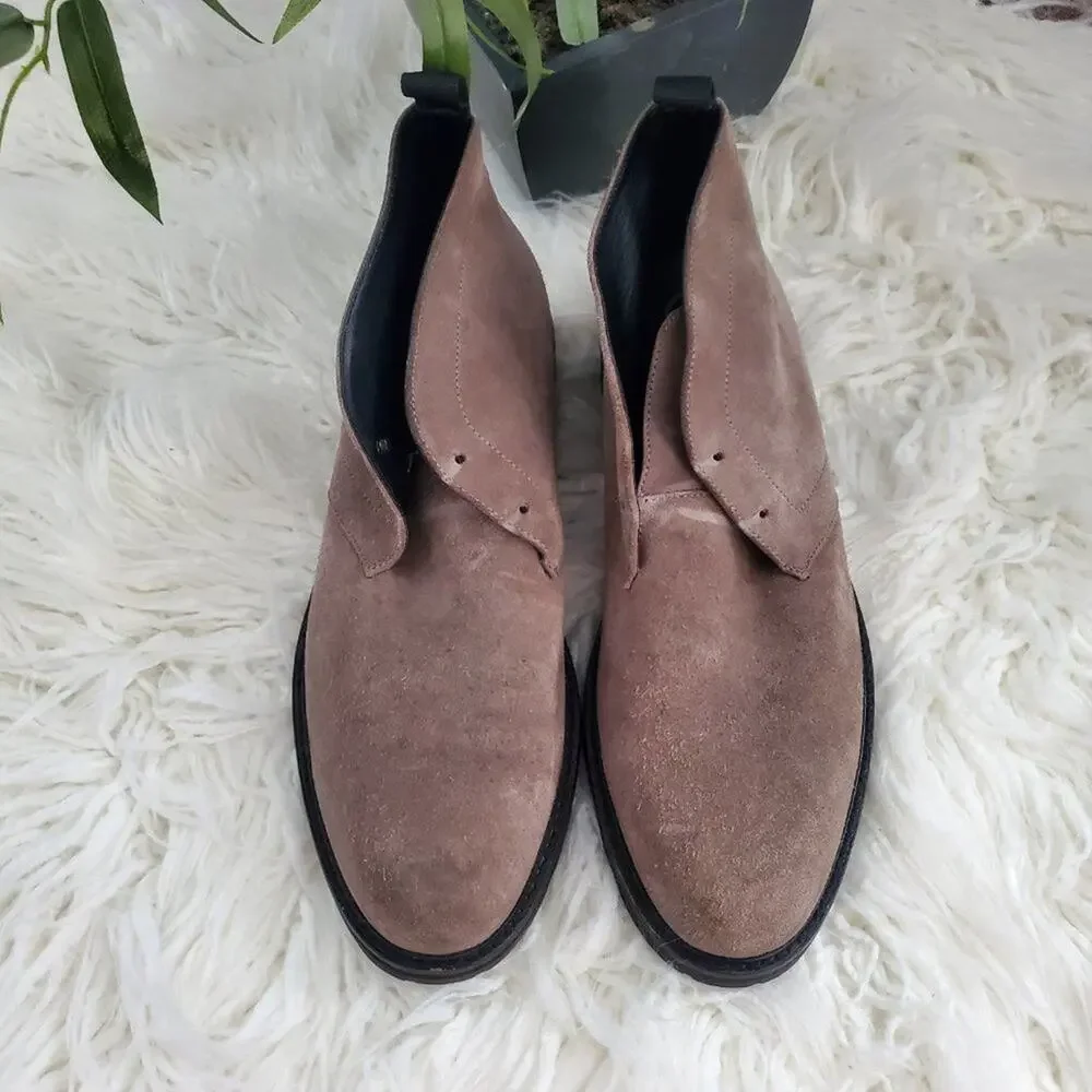 Calvin Klein Men's Ultan Suede Chukka Boots 10.5